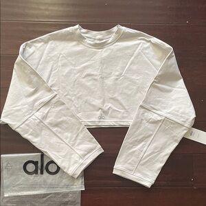 ALO cropped Crewneck